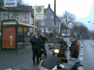 Raucherpause in Wuppertal