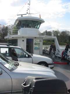 Rhein Fähre zwischen Königswinter und Mehlem, Bild vom 12.04.2008