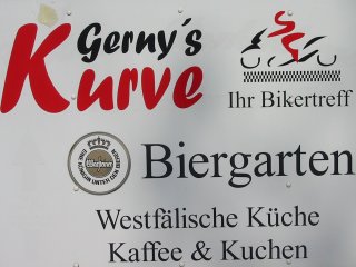 Lüdinghausen, Gerny's Kurve, Bild vom 10.04.2009 Gerny's Kurve, Bild vom 10.04.2009